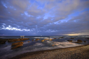 Oarai shrine, Pacific ocean, Ibaraki, Japan