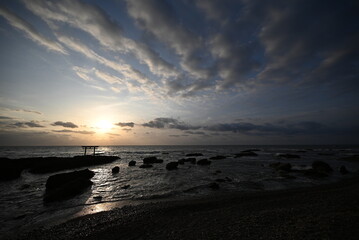 Oarai shrine, Pacific ocean, Ibaraki, Japan