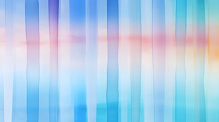Watercolor Stripes on Transparent Canvas A Creative