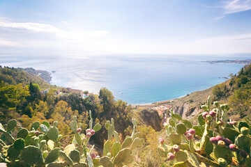 Messina, Sizillien mit Blick auf Meer