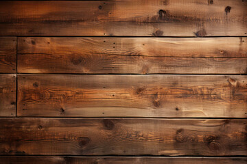 Obraz premium A rustic wooden plank texture, providing a warm and inviting background for text on themes of coziness and rustic charm. Generative Ai.