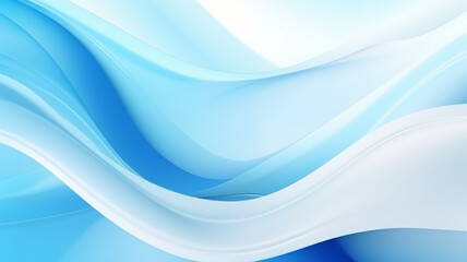 Abstract wavy shapes in colourful line curve motion graphic style