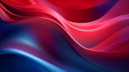 Obraz premium Abstract wavy shapes in colourful line curve motion graphic style