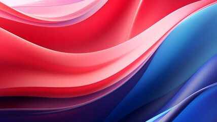 Fototapeta premium Abstract wavy shapes in colourful line curve motion graphic style