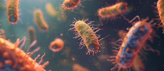 Bacteria inside human body