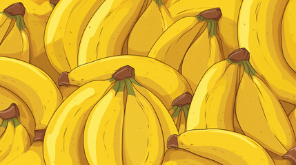 Banana fruit wallpaper background vector illustration