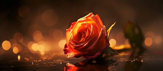 Beauty of a Rose Shines Against a Stunning Background of Elegance, Rose, Beauty, Background