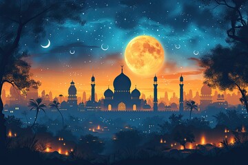 Obraz premium Ramadan Celebration background