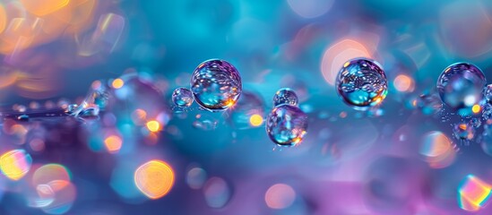 Water Drops in Mesmerizing Abstract Background - A Stunning Blend of Water, Drops, Abstract, Background Creates a Hypnotic Visual Symphony