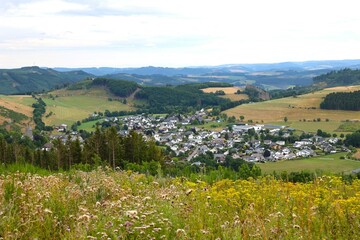 Blick auf Grevenstein im Sauerland	