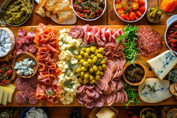 French Delights: Artful Charcuterie Platter, street food and haute cuisine