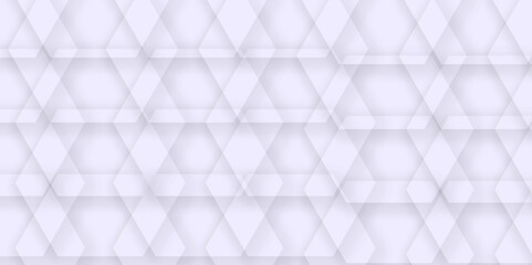 Abstract geometric seamless pattern gray and white hexagon shape illustration background.  minimalist polygonal empty wallpaper background. geometric hexagon vector illustration.