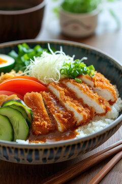 Visually Delicious Katsu Chicken, street food and haute cuisine