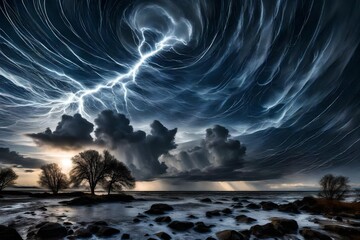 Electric storms brewing in a sea of abstract turbulence