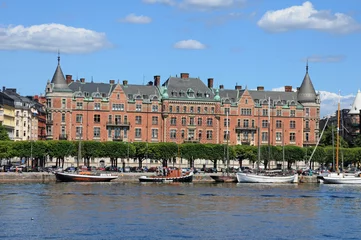 Gordijnen boat on the Baltic sea in Stockholm © PackShot