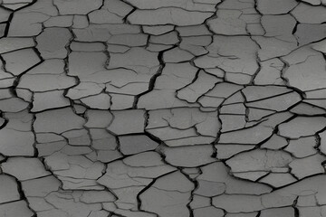 Fototapeta premium Desiccated earth,Cracked clay soil