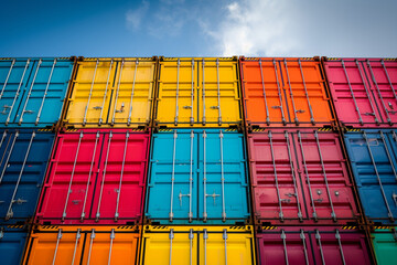 Fototapeta premium containers in the harbor