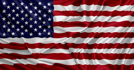 united states flag, national usa flagship, waving flags, stars and stripes