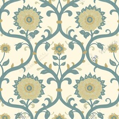 Seamless Vintage Floral Pattern