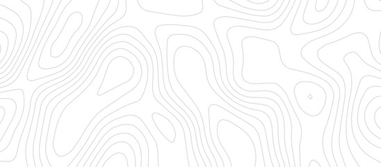 Abstract topographic Contour Map Subtle White Vector Background . Blank Detailed topographic patter line map background .Topographic Map Of Wild West Abstract Vector Background.	 - obrazy, fototapety, plakaty