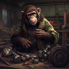Chimpanzee Mechanic