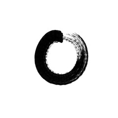 Hand Drawn Circle Brush Stroke