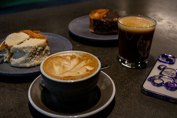 cup of coffee with chocolate
