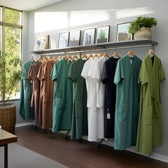 Clean Comfort Showcasing Pristine Hospital Attire for Healthcare Excellence