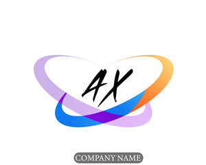 NEW BEST AX creative initial latter logo.AX abstract.AX latter vector Design.AX Monogram logo design .company logo