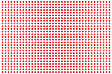 Red polka dots background. Abstract Halftone background. Dot pattern seamless background. Monochrome dotted texture background