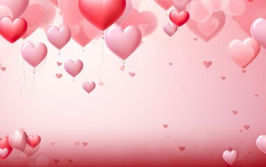 Happy Valentines Day banner background