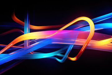 Neon abstract backdrop