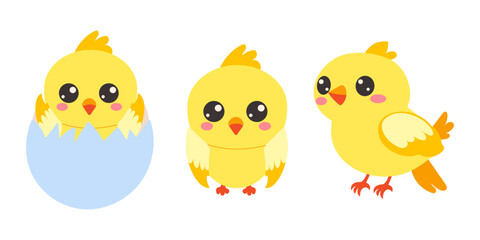 easter chicks and eggs