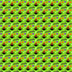 seamless pattern with flowers