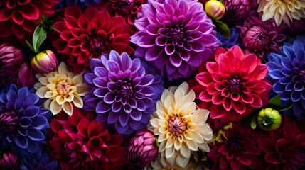 A Variety of Colorful Flowers