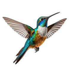 Fototapeta premium hummingbird isolated on white background