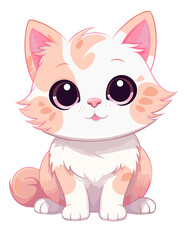 Cute little Cat illustration, cute cat drawing, cute Cat, Cat png, cat with transparent background,