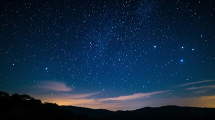 Fototapeta na wymiar Star-filled Night Sky