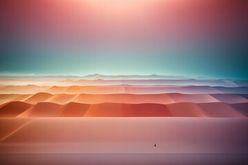 Colors abstract paint festival orange green yellow, AI Generated. 