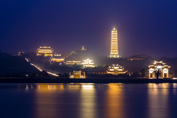 Bai Dinh pagoda in Ninh BInh province of Vietnam