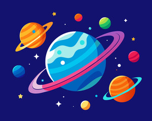 space galaxy planet universe cosmos world vector future  stars eternity