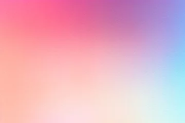 Foto op Plexiglas Abstract pastel holographic blurred grainy gradient banner background texture Colorful digital grain soft noise effect  © rubel