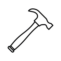 Hammer construction tools for building, carpentier, house, manufacture