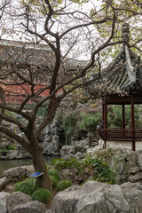 Fototapeta premium Traditional pavilions in Yu Gardens, Shanghai, China