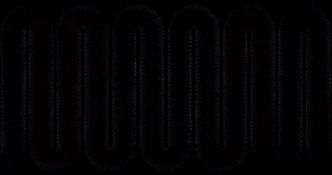 Snake scales in a zigzag pattern. Glass dispersion. Seamless animation