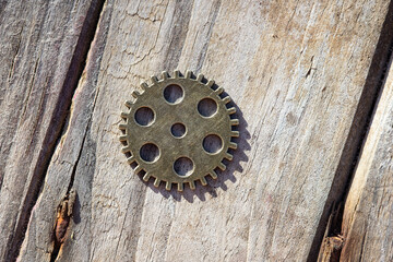 small metal cogs
