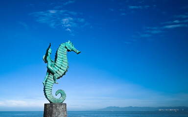 caballito de mar, en el malecon de puerto vallarta © JP STUDIO