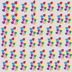 seamless pattern with hearts