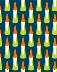 Christmas elf flat vector pattern design. Wrapping paper. 