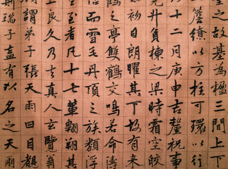 Background of Chinese character writing